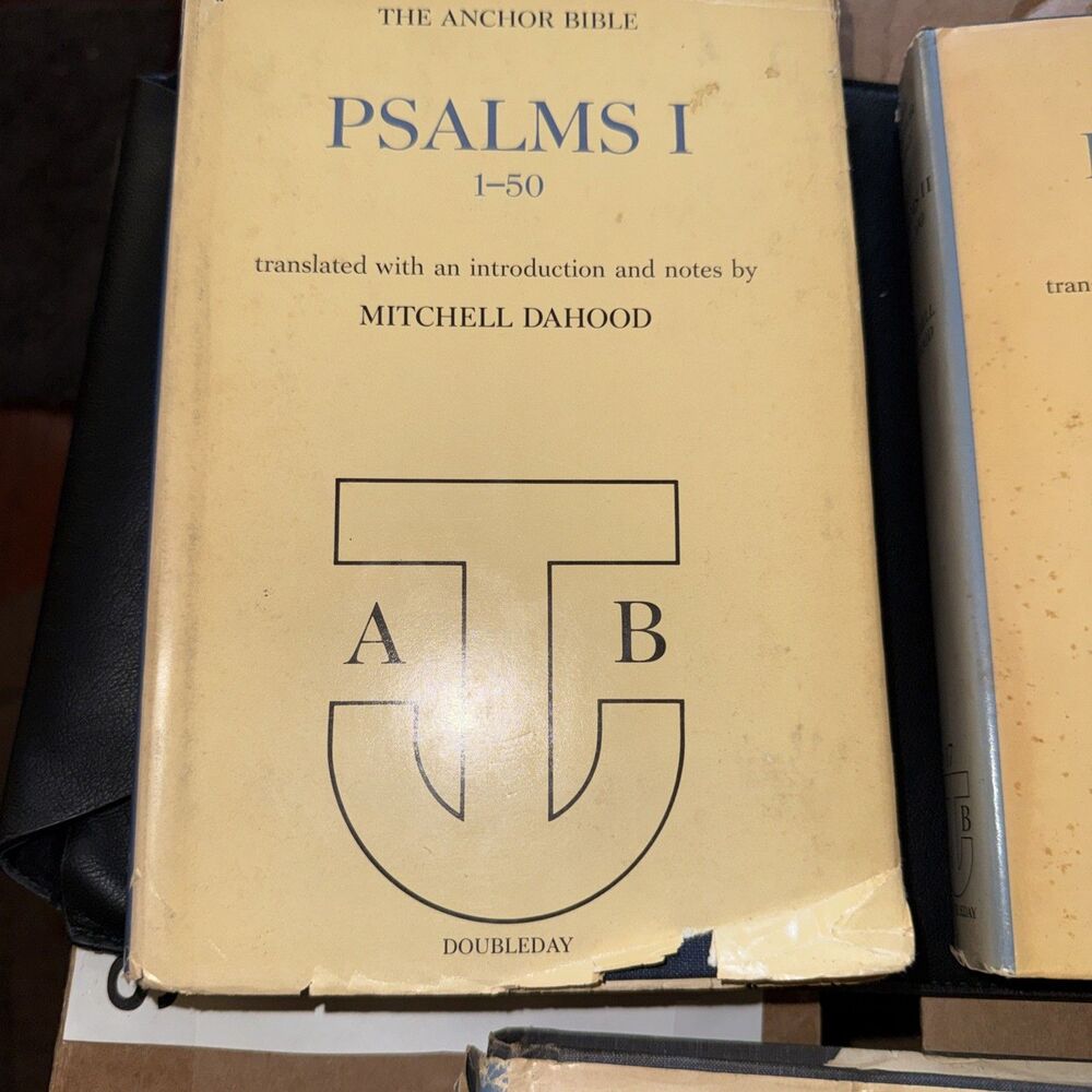 The Psalms, Mitchell Dahood, 3 Volumes,